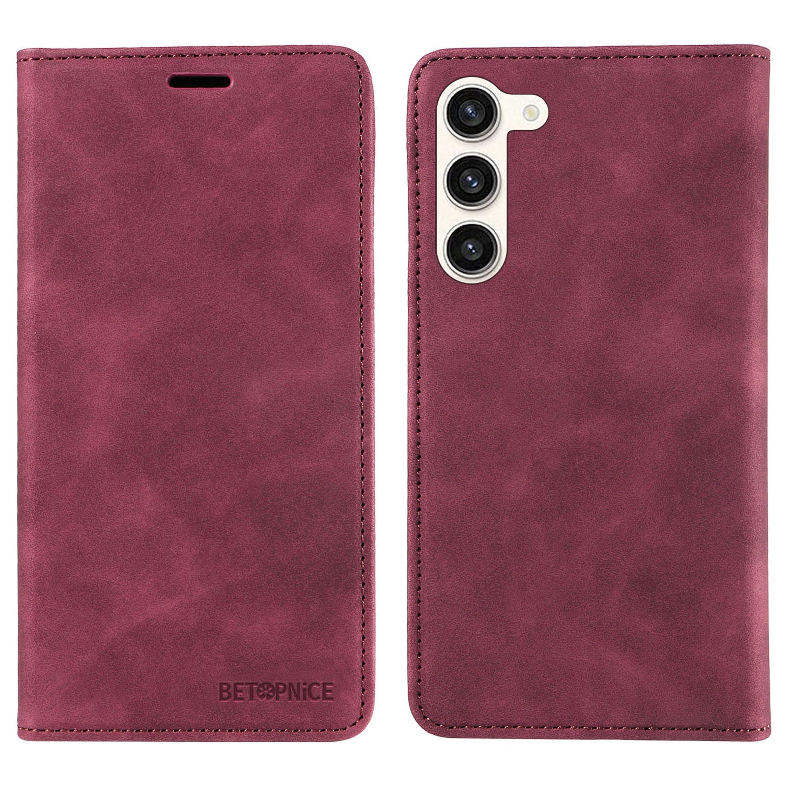 BETOPNICE 003 kryt telefonu pro Samsung Galaxy S23 RFID blokovací peněženka kožený stojánek nárazuvzdorný BETOPNICE 003 kryt telefonu pro Samsung Galaxy S23 RFID blokovací peněženka kožený stojánek nárazuvzdorný